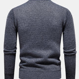 Miles - Geometric Jacquard Crew Neck Sweater