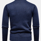 Miles - Geometric Jacquard Crew Neck Sweater