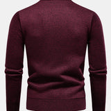 Miles - Geometric Jacquard Crew Neck Sweater