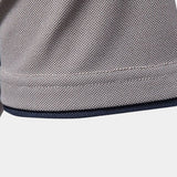 Kyle - White Polo with Contrast Stripes