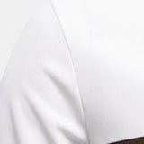Kyle - White Polo with Contrast Stripes