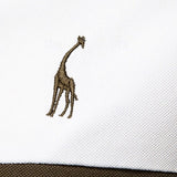 Kyle - White Polo with Contrast Stripes