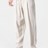 Michel - Relaxed Fit Linen Harem Pants