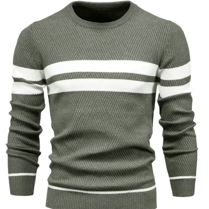 Finn - Herringbone Knit Sweater