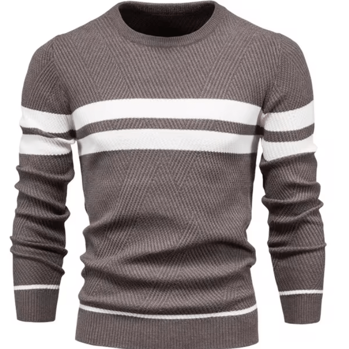 Finn - Herringbone Knit Sweater