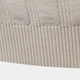 Keegan - Cream Textured Knit Polo