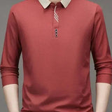 Patrick - Long Sleeve Polo with Ribbed Cuffs