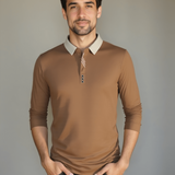 Patrick - Long Sleeve Polo with Ribbed Cuffs