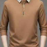 Patrick - Long Sleeve Polo with Ribbed Cuffs
