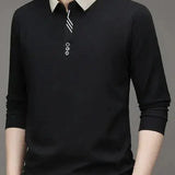 Patrick - Long Sleeve Polo with Ribbed Cuffs