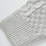 Fraser - Jacquard Knit Turtleneck with Leather Buckle Details