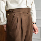 Jace men's front pleat straight leg pants, view 5