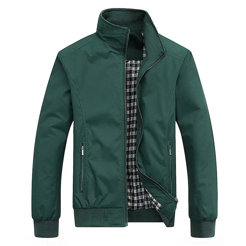 Elliott men's harrington jacket in Green, view 2