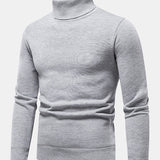 Theodore - Faux Fur Lined Turtleneck Sweater
