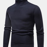Theodore - Faux Fur Lined Turtleneck Sweater