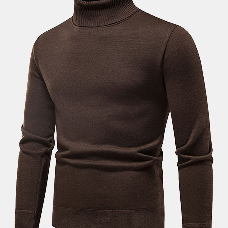 Theodore - Faux Fur Lined Turtleneck Sweater