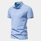 Joel - Light Blue Classic Polo