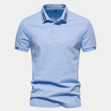 Joel - Light Blue Classic Polo