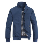 Elliott men's harrington jacket in Blue, view 6