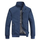 Elliott men's harrington jacket in Blue, view 6