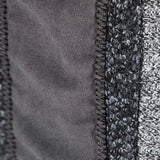 Ian - Faux Suede Patchwork Zip Sweater