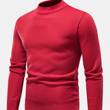 Sawyer - Faux Fur Lined Stand Collar Sweater