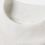 Sawyer - Faux Fur Lined Stand Collar Sweater
