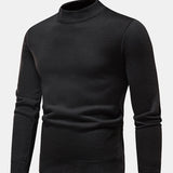 Sawyer - Faux Fur Lined Stand Collar Sweater