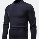 Sawyer - Faux Fur Lined Stand Collar Sweater