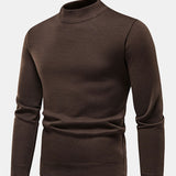 Sawyer - Faux Fur Lined Stand Collar Sweater