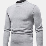 Sawyer - Faux Fur Lined Stand Collar Sweater