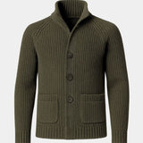 Marcus - Button-Up Knit Cardigan