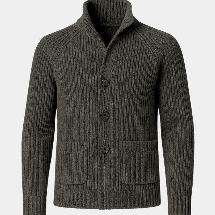 Marcus - Button-Up Knit Cardigan