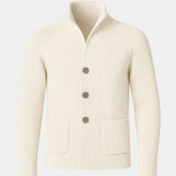 Marcus - Button-Up Knit Cardigan