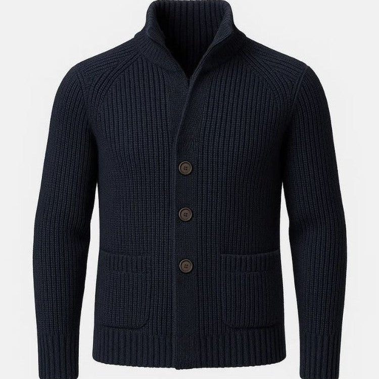 Marcus - Button-Up Knit Cardigan