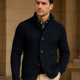 Marcus - Button-Up Knit Cardigan