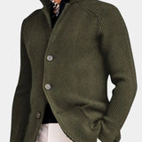 Marcus - Button-Up Knit Cardigan