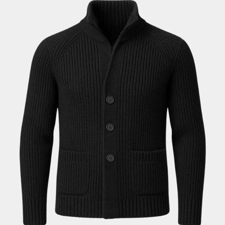 Marcus - Button-Up Knit Cardigan