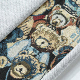 Victor - Straight Leg Pants with Bear Print