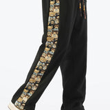 Victor - Straight Leg Pants with Bear Print