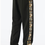 Victor - Straight Leg Pants with Bear Print