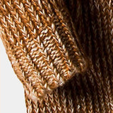 Wayne - Brown Hooded Knit Cardigan
