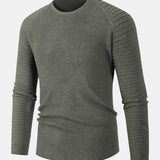 Duncan - Slim Fit Raglan Crew Neck Sweater