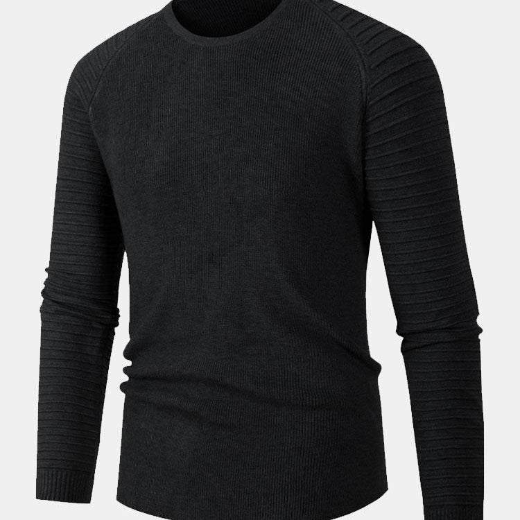Duncan - Slim Fit Raglan Crew Neck Sweater