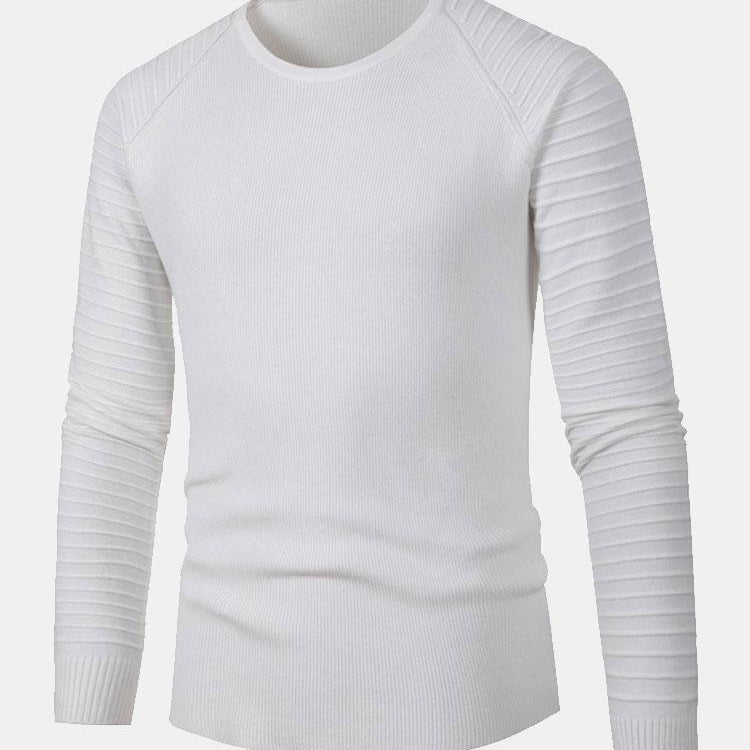 Duncan - Slim Fit Raglan Crew Neck Sweater
