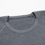 Duncan - Slim Fit Raglan Crew Neck Sweater