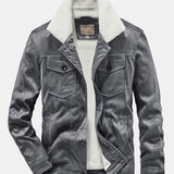 Brooks - Teddy Lined Faux Suede Jacket