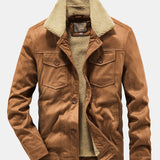 Brooks - Teddy Lined Faux Suede Jacket