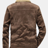 Brooks - Teddy Lined Faux Suede Jacket