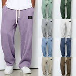 Pierce men's waffle texture drawstring pants, view 11